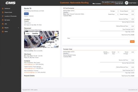 Advanced Invoicing and Budgeting for Site Rentals